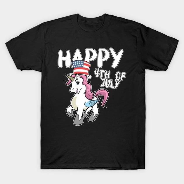 Happy 4th Of July Unicorn Independence Day shirt