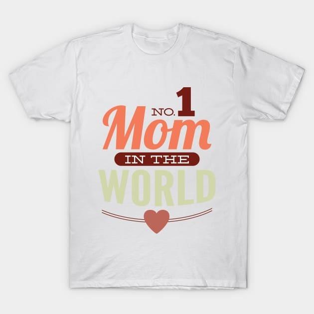 No. 1 mom in the world shirt